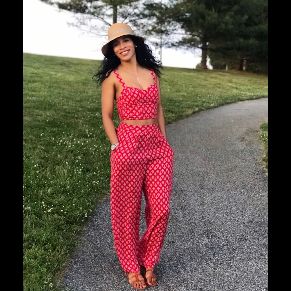 Sold!! Two pieces pant and top Summer set